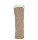 Basset Basset antislip huissokken knit - beige