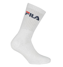 FILA Fila Full Terry Crew sokken - 3 paar - wit