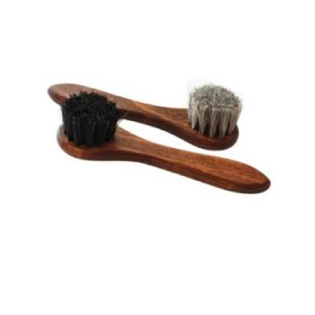 SL LINE Schoenborstel set – complete borstelset met paardenhaar en suèdeborstel