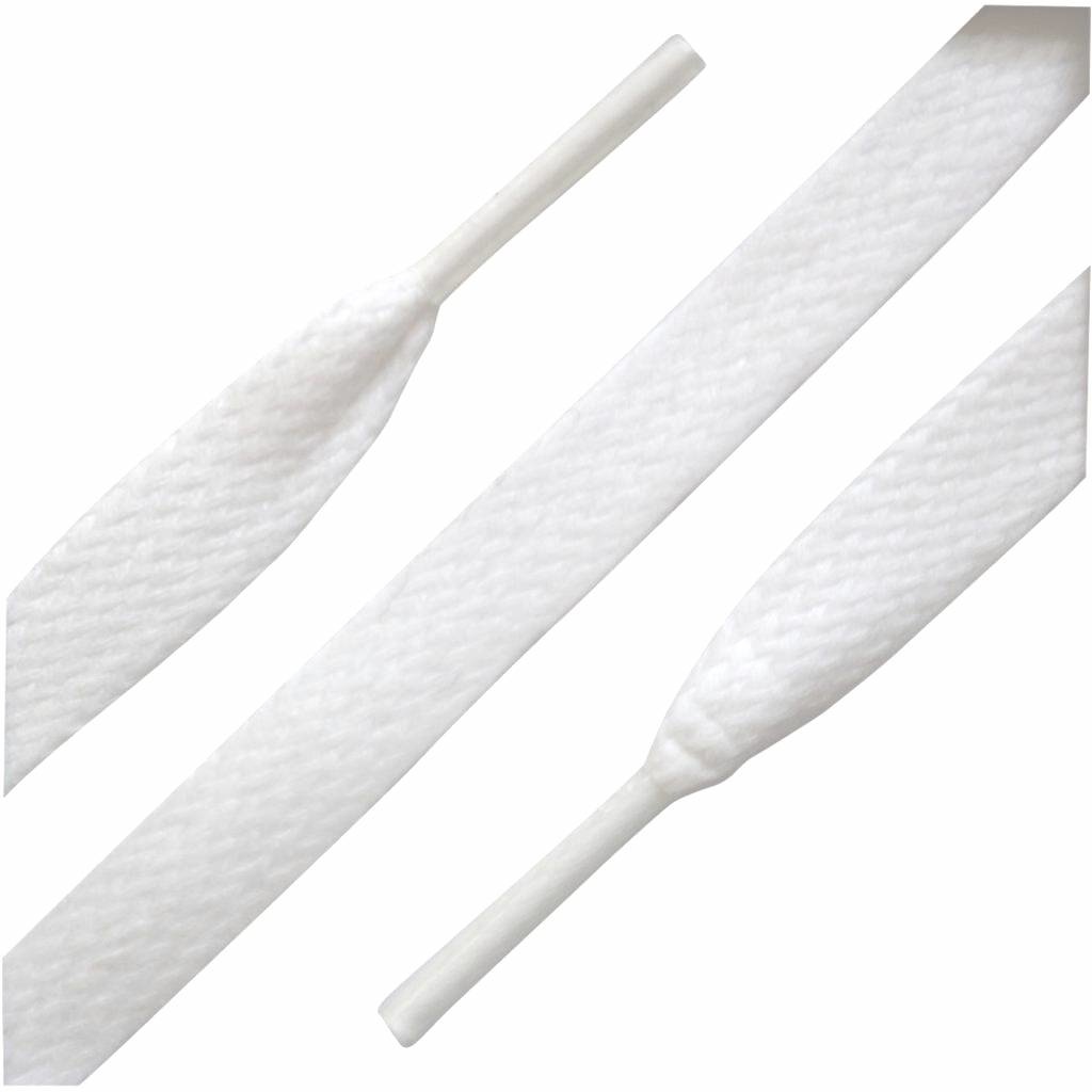 GALA Gala wax platte sneaker veters 120cm wit