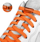 Agletless Agletless elastische veters plat - oranje