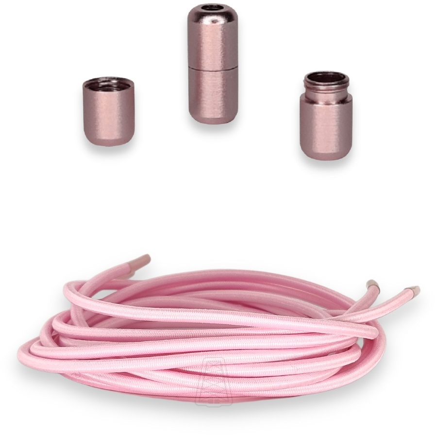 Agletless Agletless elastische veters rond - roze