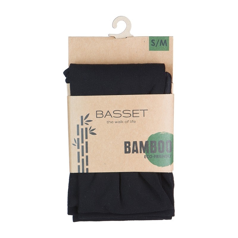 Basset Bamboe panty's zwart