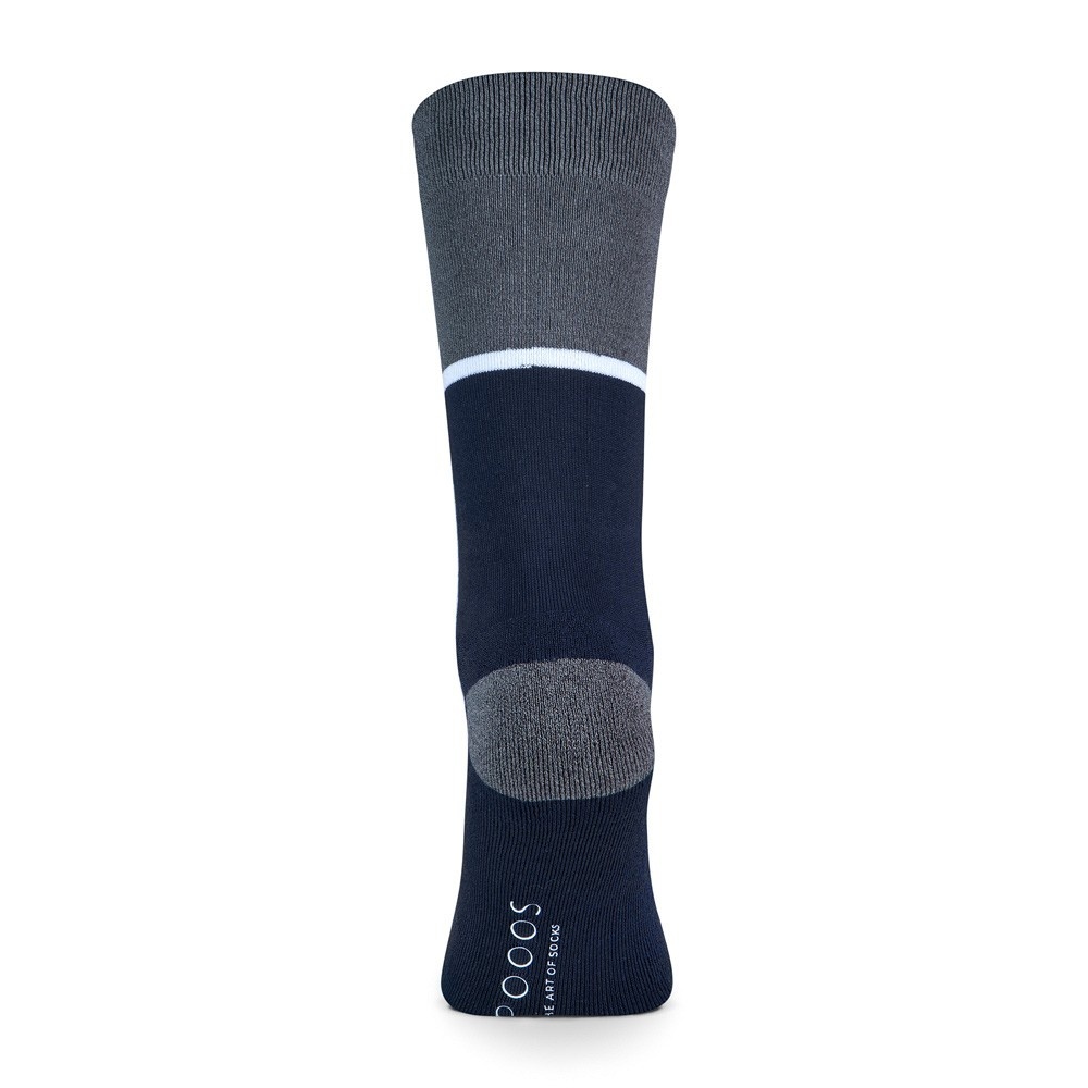 Xpoos Bamboe herensokken essential - marine/grey