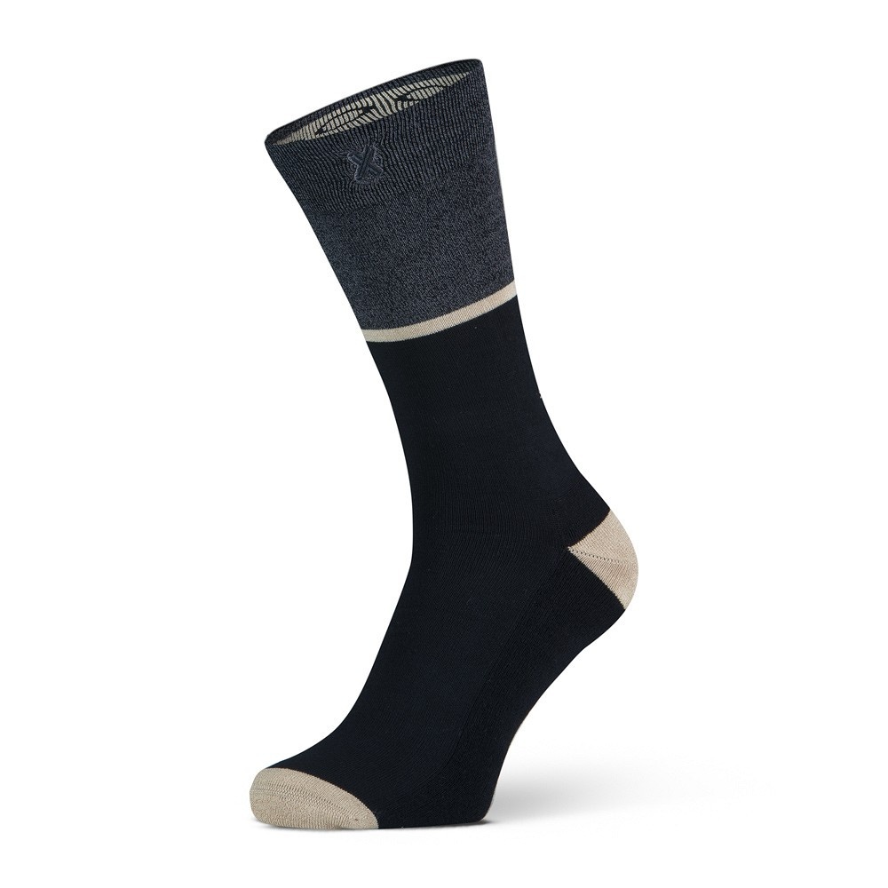Xpoos Bamboe herensokken essential - black/antracite