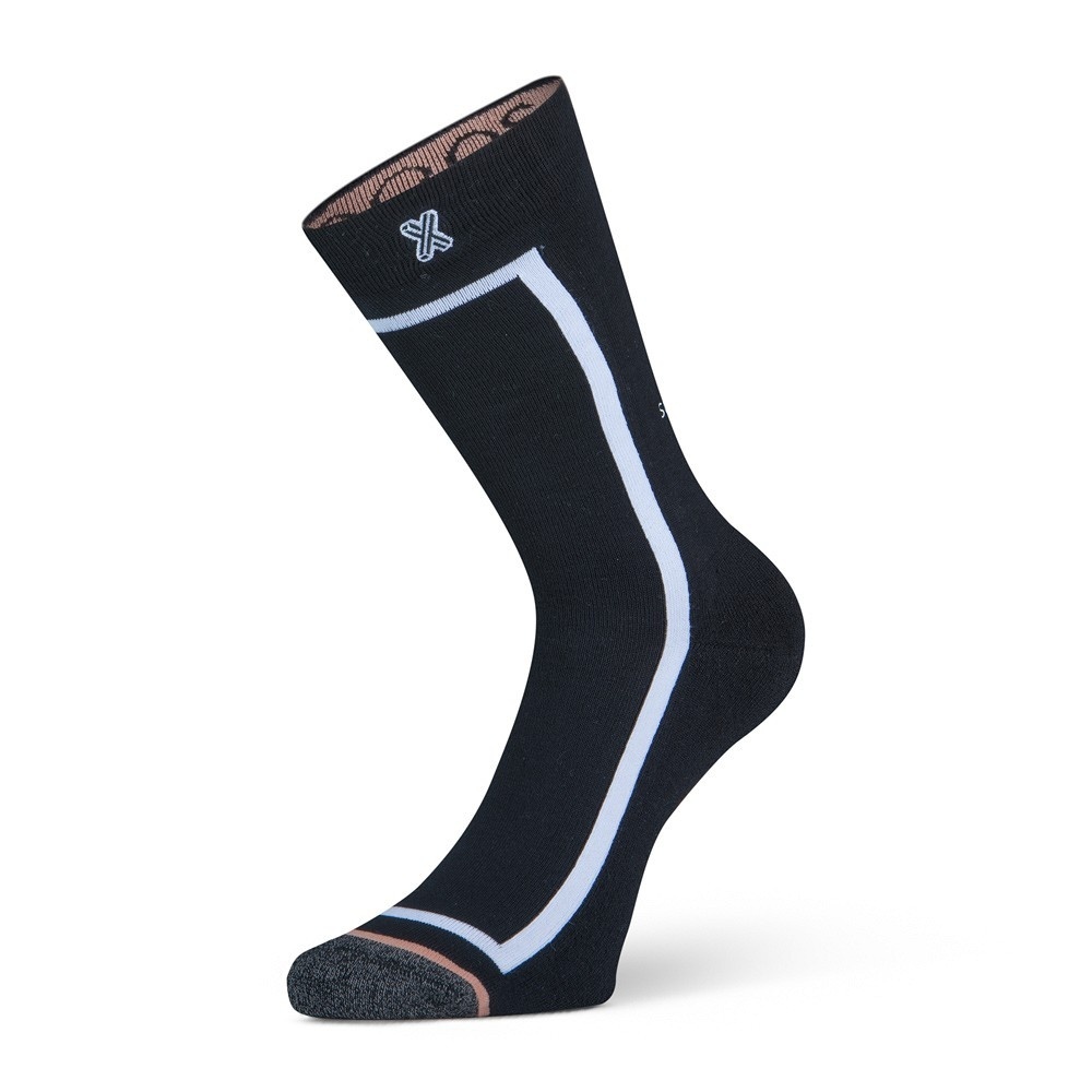 Xpoos Bamboe damessokken - black