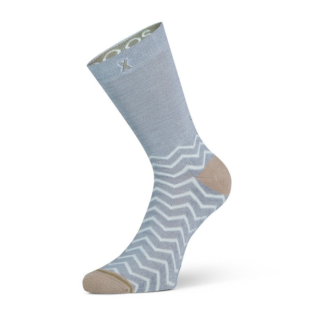 Xpoos Bamboe damessokken essential - light grey