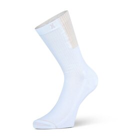 Bamboe damessokken essential - white/rose