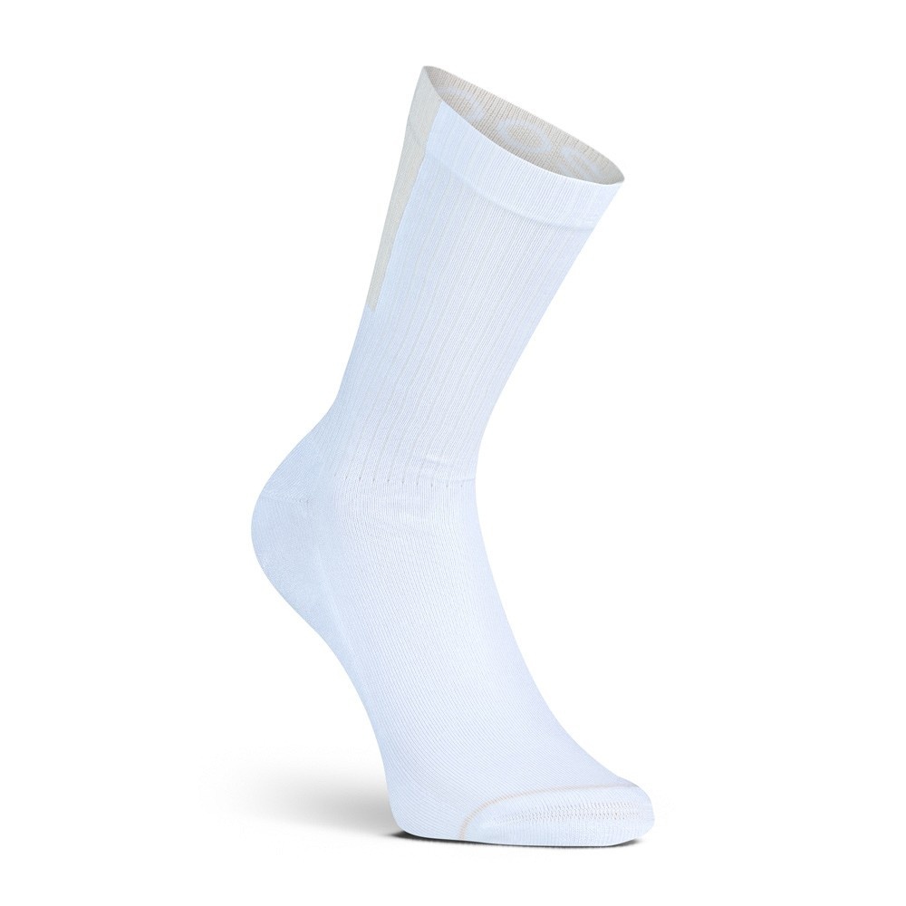 Xpoos Bamboe damessokken essential - white/rose