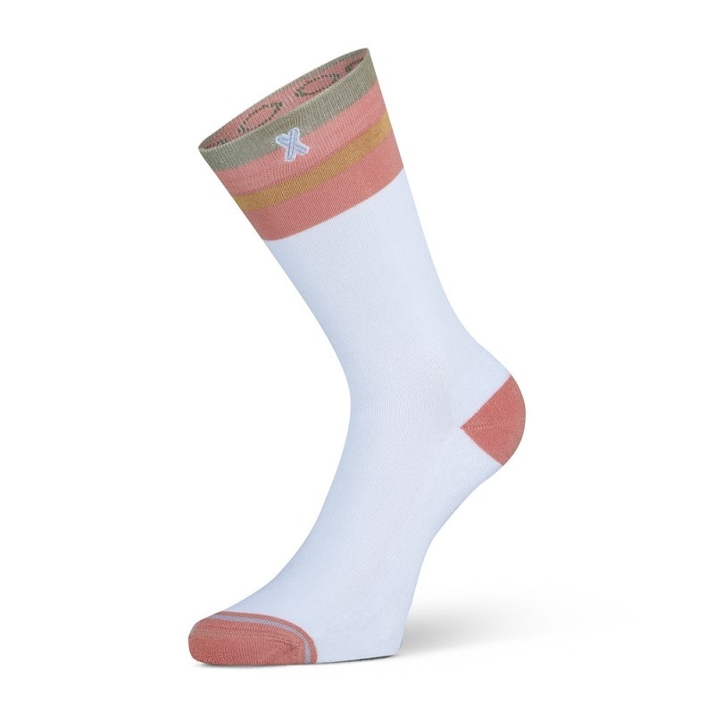 Xpoos Bamboe dames sokken - white