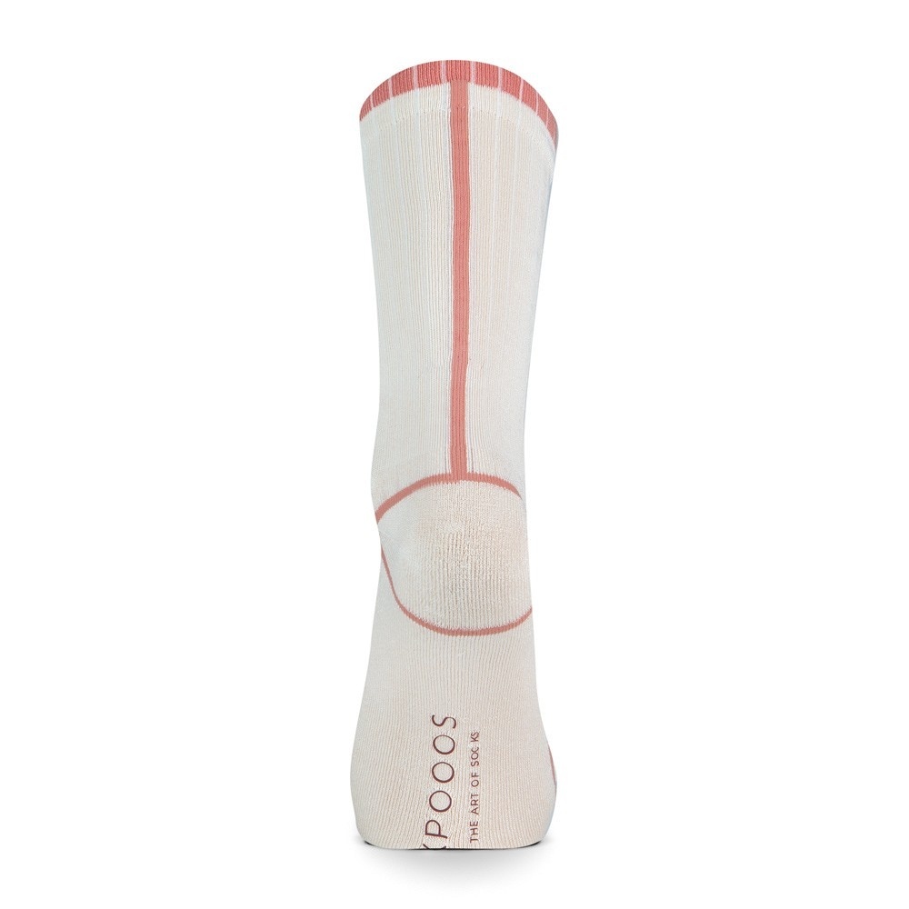 Xpoos Bamboe damessokken essential - rose