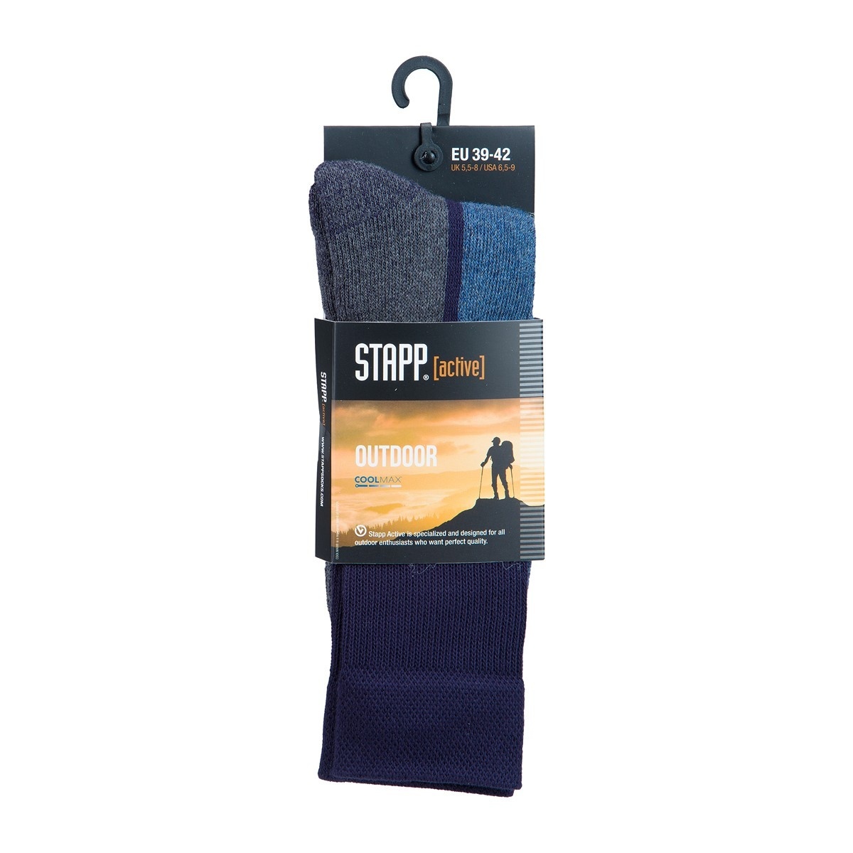 Stapp Stapp Active Outdoor wandelsokken - marine