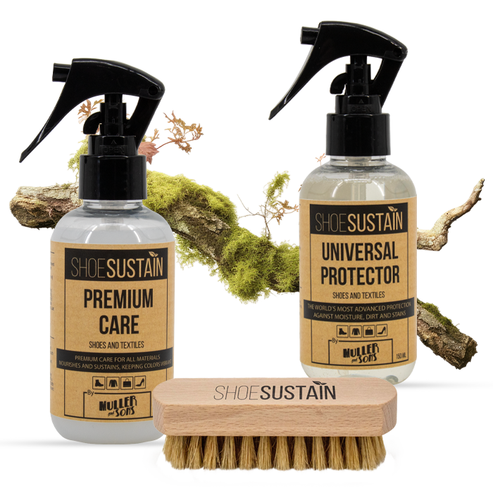 SHOESUSTAIN Shoesustain Protector Spray 150ml – duurzame bescherming voor sneakers en schoenen
