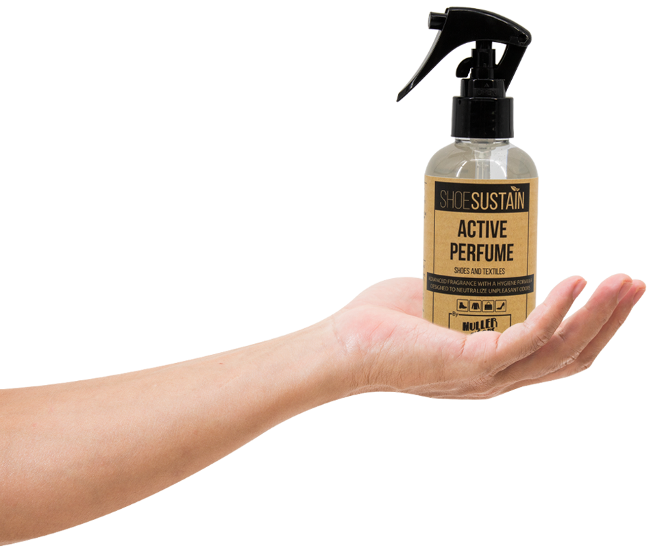 SHOESUSTAIN Shoesustain Active Perfume 150ml – verfrissende geur en bescherming voor schoenen en textiel