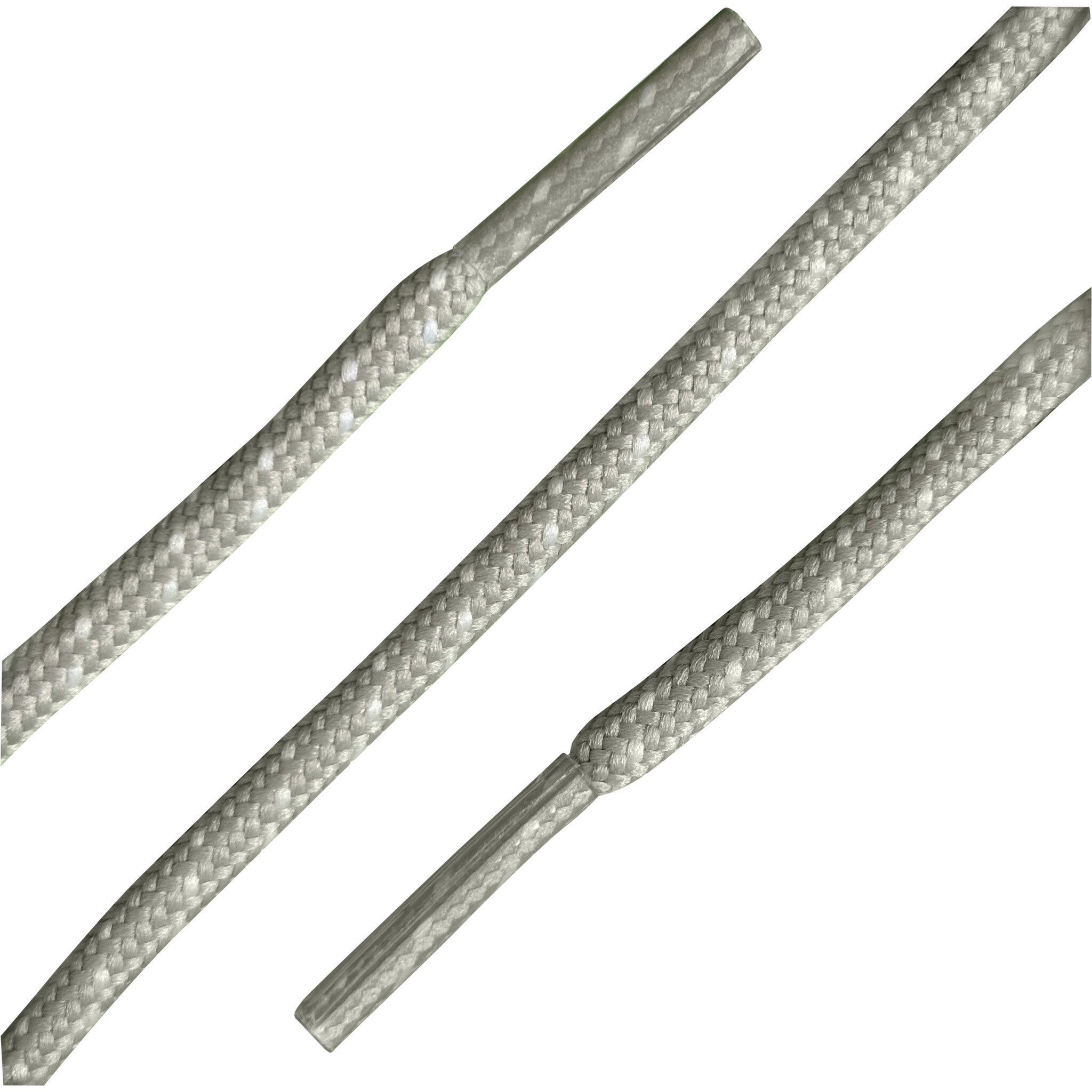 SL LINE SL ronde outdoor veters grijs-wit 150 cm – sterk en duurzaam