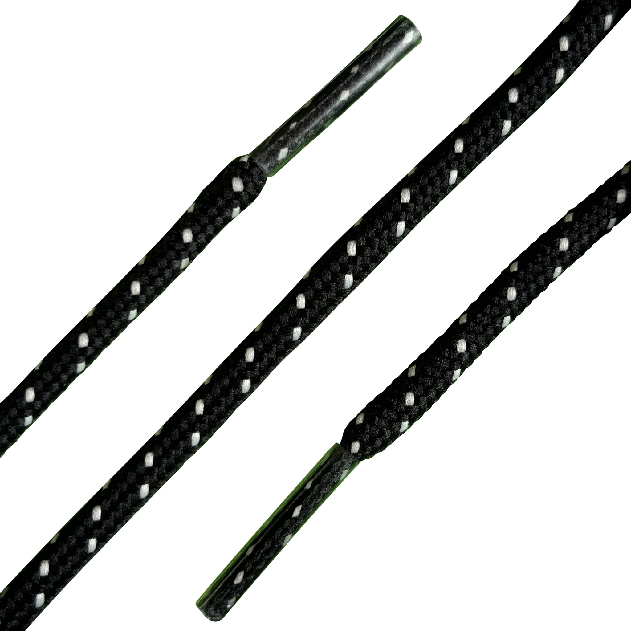 SL LINE Ronde outdoor veters zwart-wit 150 cm – sterk en duurzaam