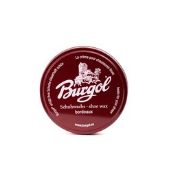 BURGOL Burgol Shuhwachs Shoepolish - Bordeaux