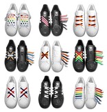 U-LACE VETERS U-Laces classic mix-n-match elastische veters paars 6 stuks