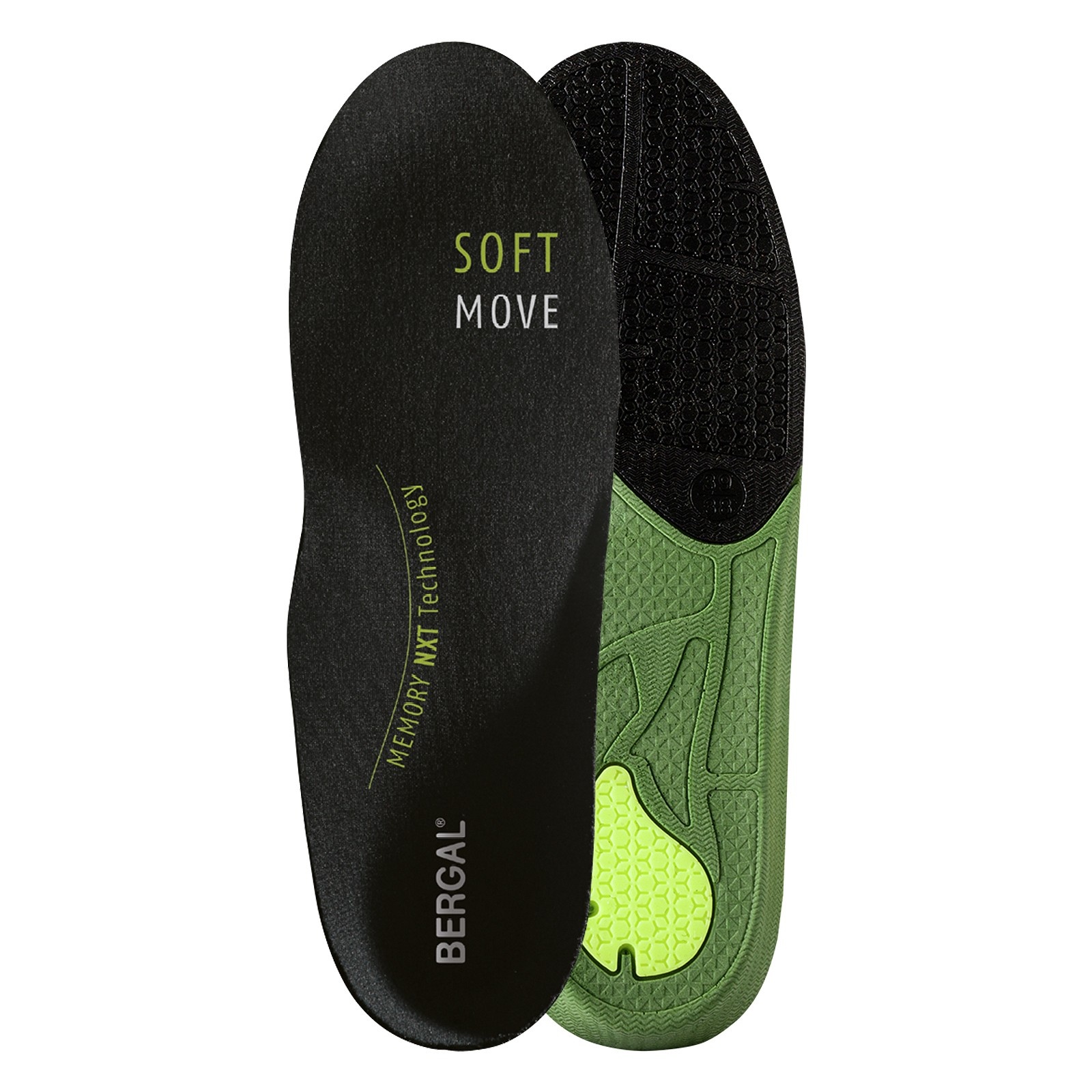 BERGAL Bergal soft move – ademende inlegzool met memory foam en gel