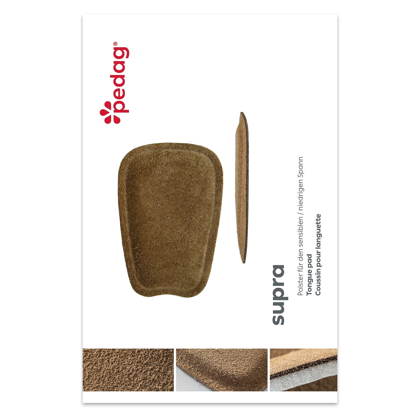 PEDAG Pedag supra - tong vilt kussen - tongue pad