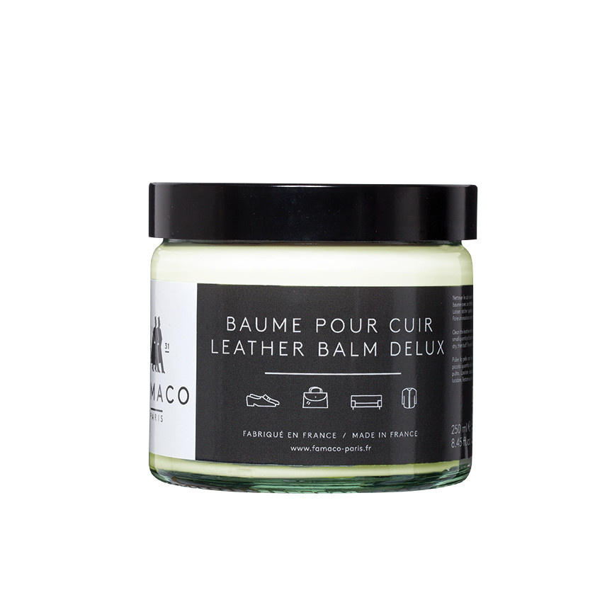 FAMACO Famaco leather balm – lederbalsem voor reiniging, voeding en glans