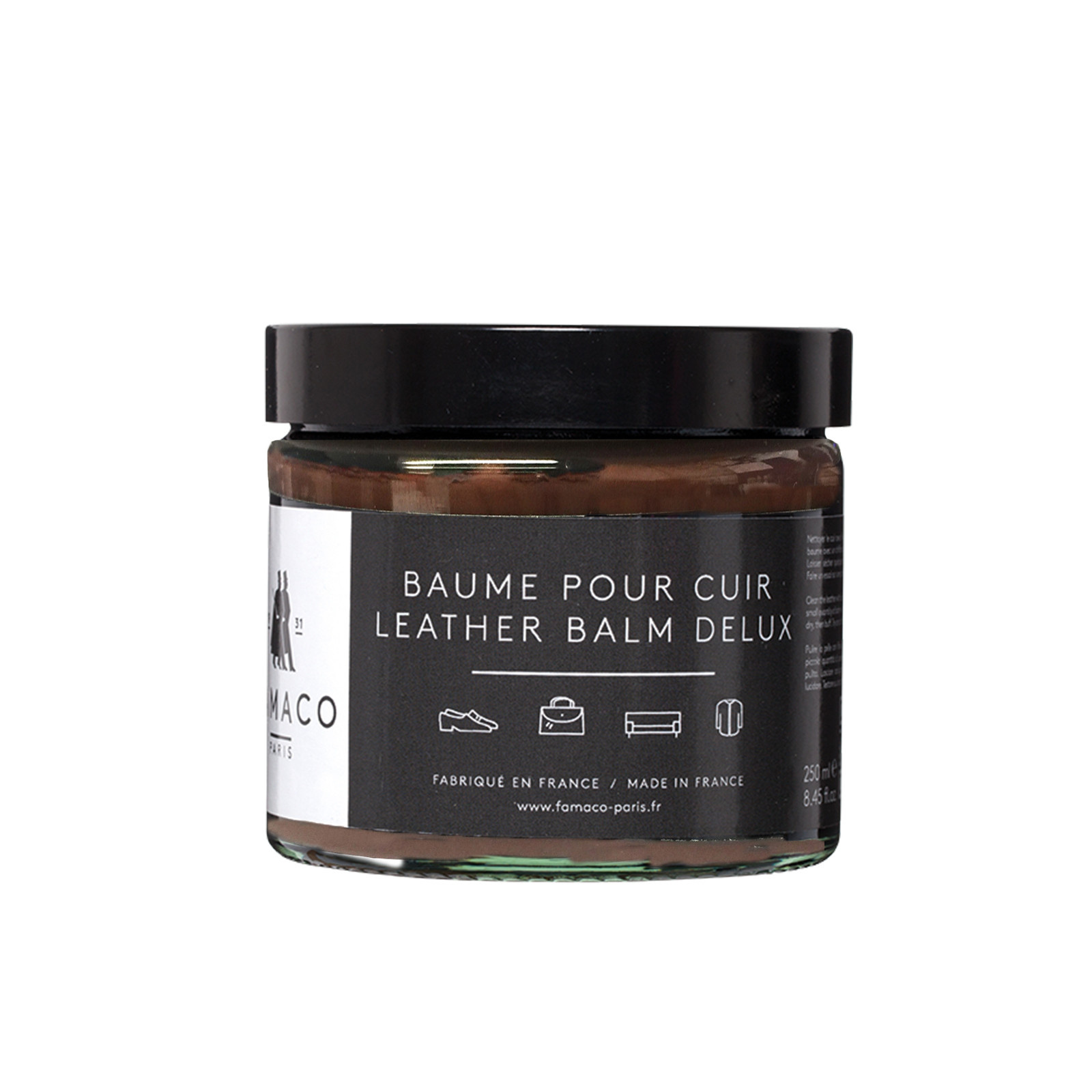 FAMACO Famaco leather balm – lederbalsem voor reiniging, voeding en glans