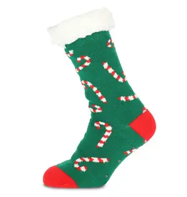 Basset antislip huissokken kerst - candy