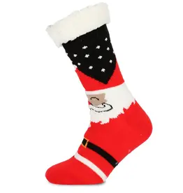 Basset antislip huissokken kerst - santa