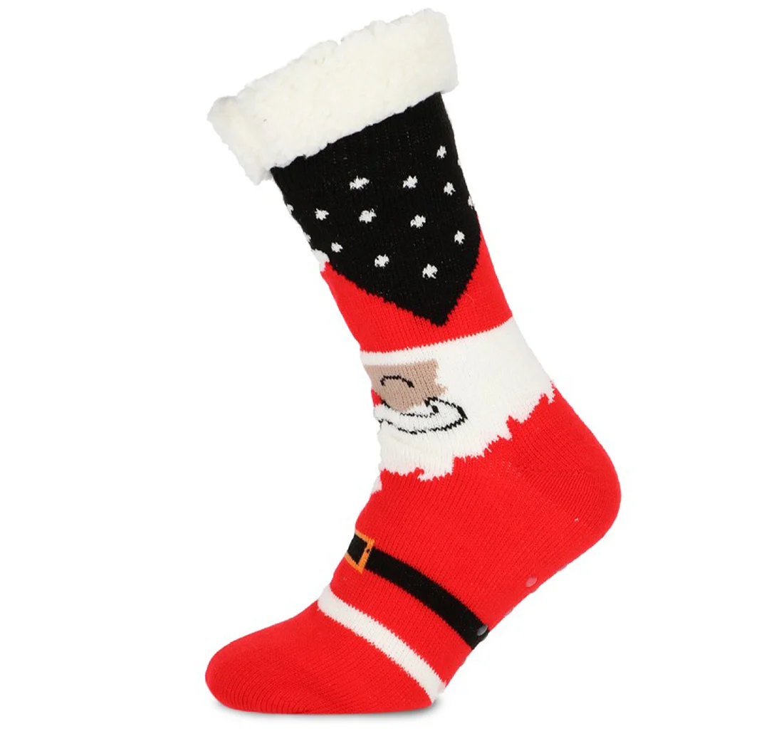 Basset antislip huissokken kerst - santa