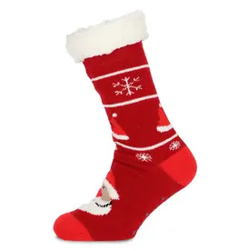 Basset antislip huissokken kerst - little santa