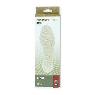 MYSOLE Mysole inlegzolen basic alpine – warme wollen inlegzolen voor comfort