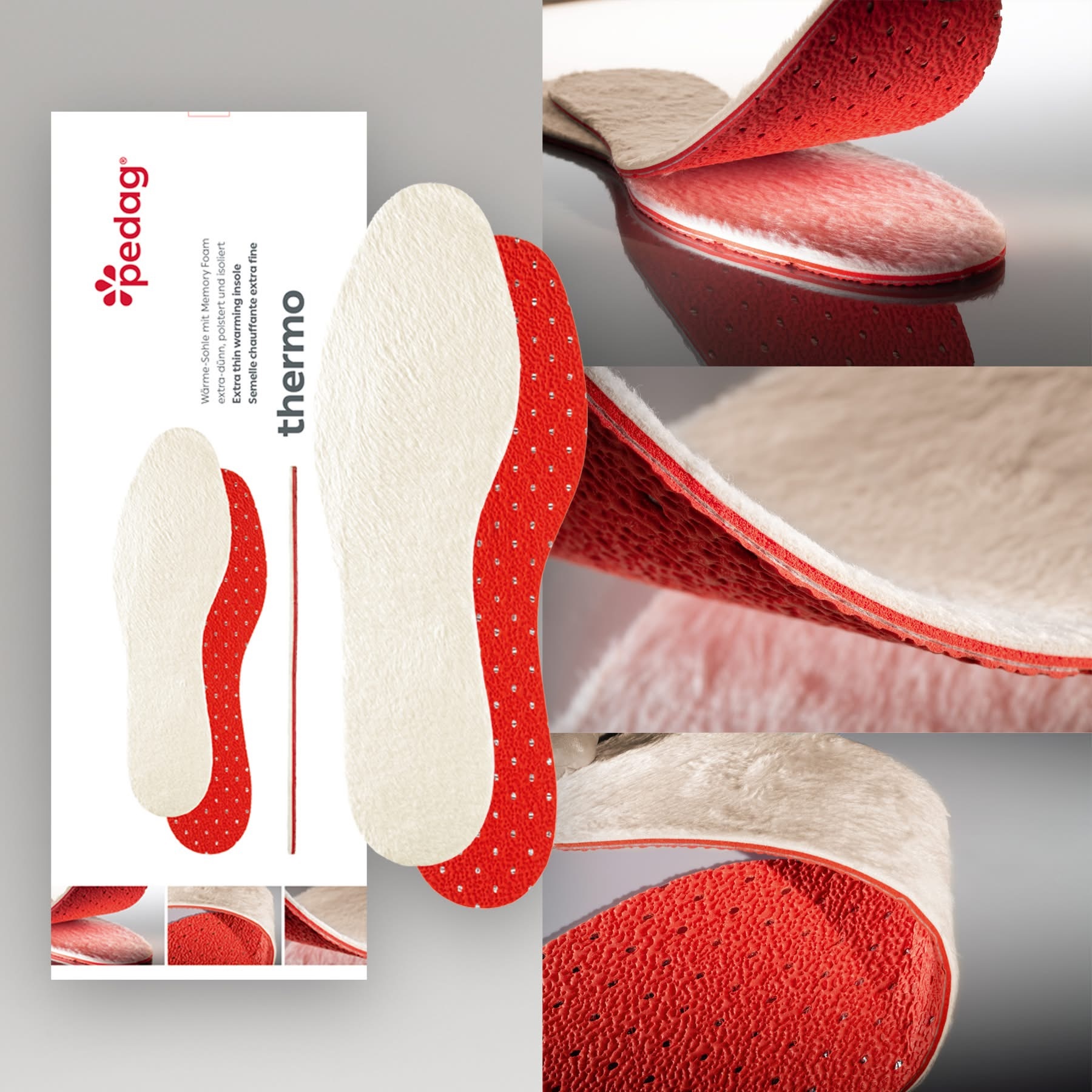 PEDAG Pedag Thermo Thin-Fit | Dunne warme inlegzolen voor de winter