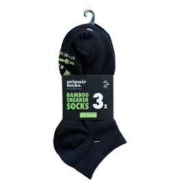 Primair 3 paar Sneaker Socks Bamboo Eco - zwart