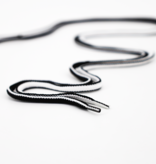 Ringpoint Braided laces - wit/zwart - 120cm - voor oa van Bommel