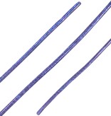 ShoeSupply.eu Ronde leren veters blauw 100 cm – sierlijk en stijlvol