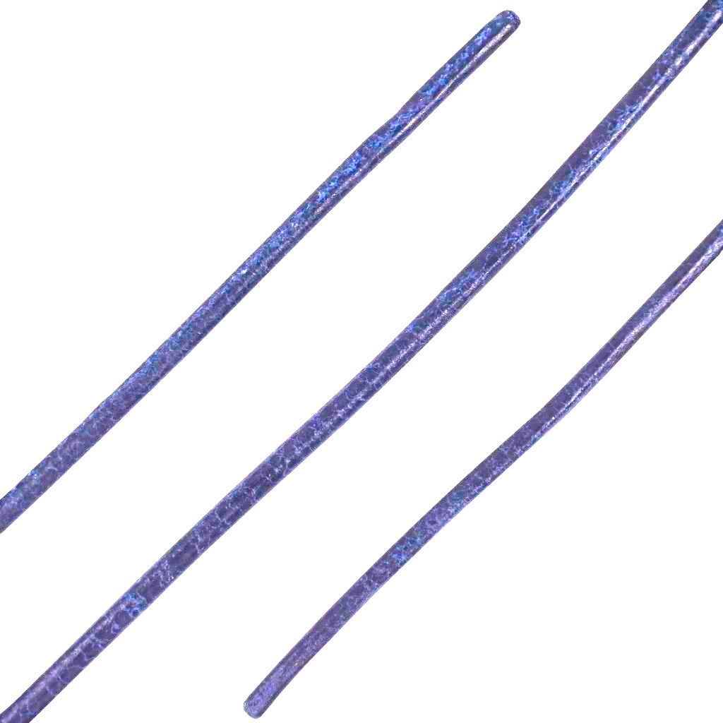 ShoeSupply.eu Ronde leren veters blauw 100 cm – sierlijk en stijlvol