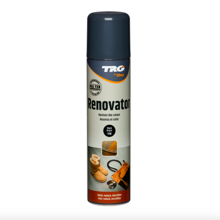 TRG Renovator suède & nubuck spray - Middenbruin