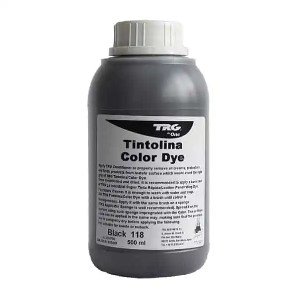 TRG TRG zwarte indringverf voor leer - 500ml grootverpakking - Copy