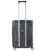 CarryOn Steward Kofferset 2-delig met kliksloten - Grote koffer 100 ltr + 70 ltr middenmaat - Donkergrijs