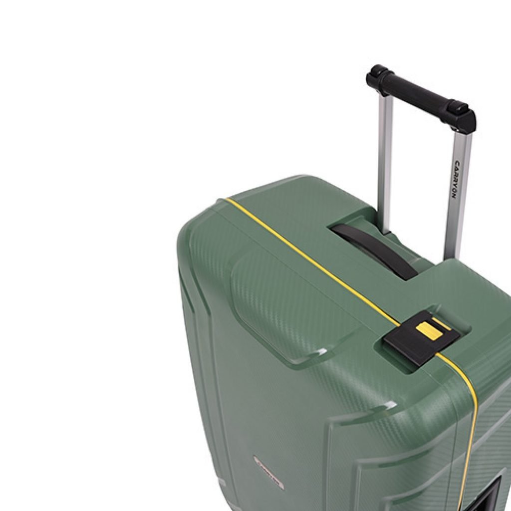 CarryOn Steward Kofferset 2-delig met kliksloten - Grote koffer 100 ltr + 70 ltr middenmaat - groen