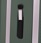 CarryOn Steward Kofferset 2-delig met kliksloten - Grote koffer 100 ltr + 70 ltr middenmaat - groen