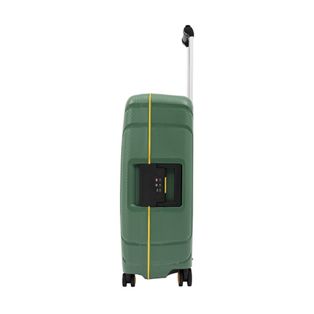 CarryOn Steward Kofferset 2-delig met kliksloten - Grote koffer 100 ltr + 70 ltr middenmaat - groen