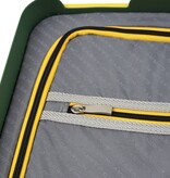 CarryOn Steward Kofferset 2-delig met kliksloten - Grote koffer 100 ltr + 70 ltr middenmaat - groen