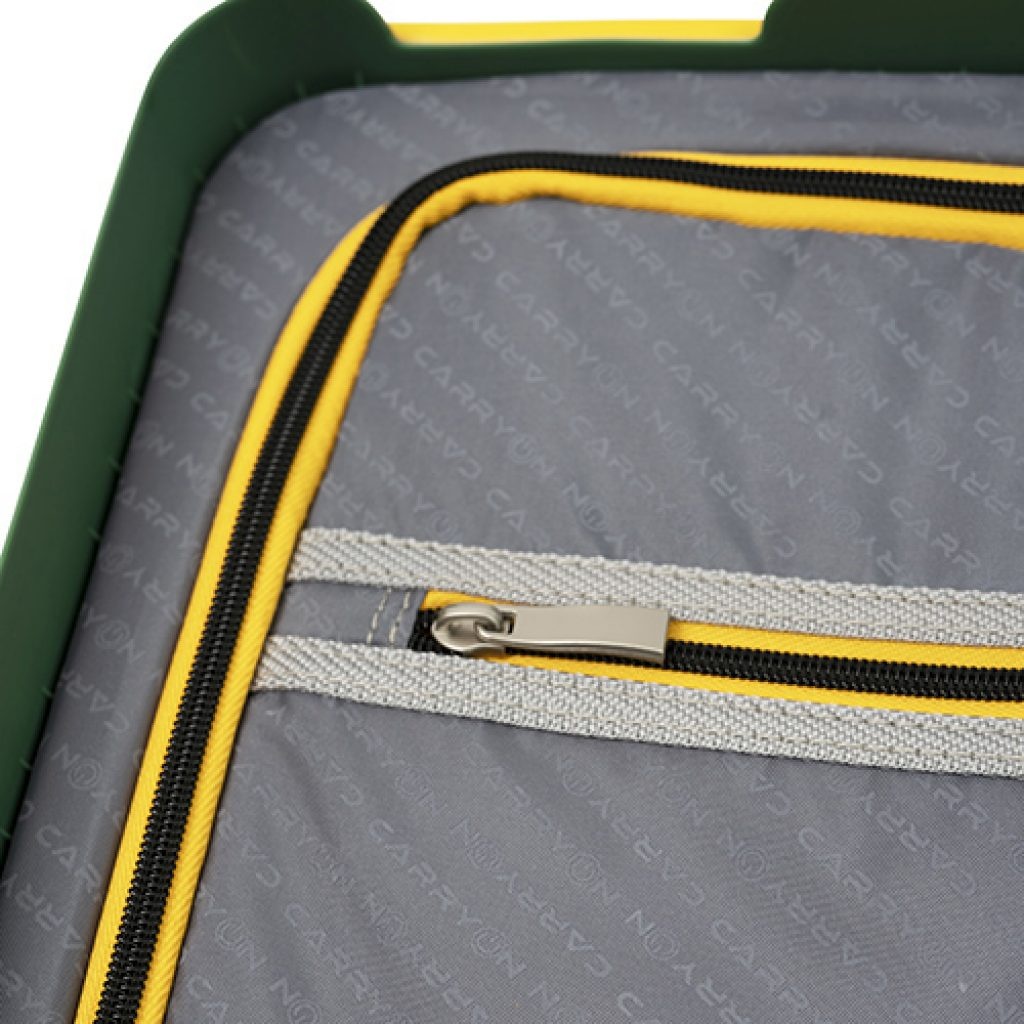 CarryOn Steward Kofferset 2-delig met kliksloten - Grote koffer 100 ltr + 70 ltr middenmaat - groen