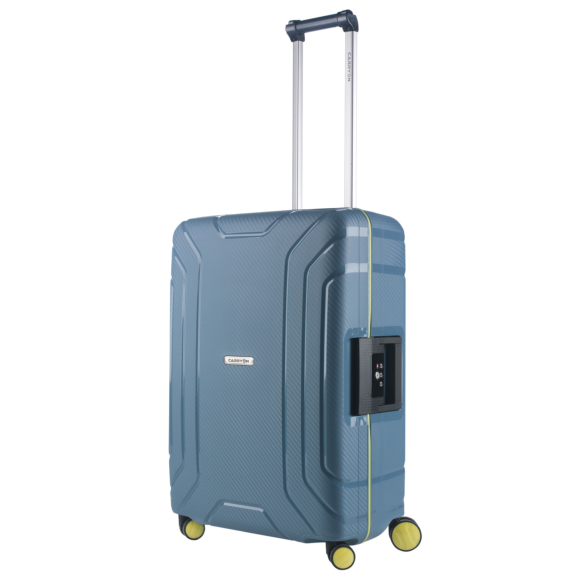 CarryOn Steward Kofferset 2-delig met kliksloten - Grote koffer 100 ltr + 70 ltr middenmaat - blauw