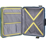 CarryOn Steward Kofferset 2-delig met kliksloten - Grote koffer 100 ltr + 70 ltr middenmaat - blauw