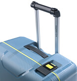 CarryOn Steward Kofferset 2-delig met kliksloten - Grote koffer 100 ltr + 70 ltr middenmaat - blauw