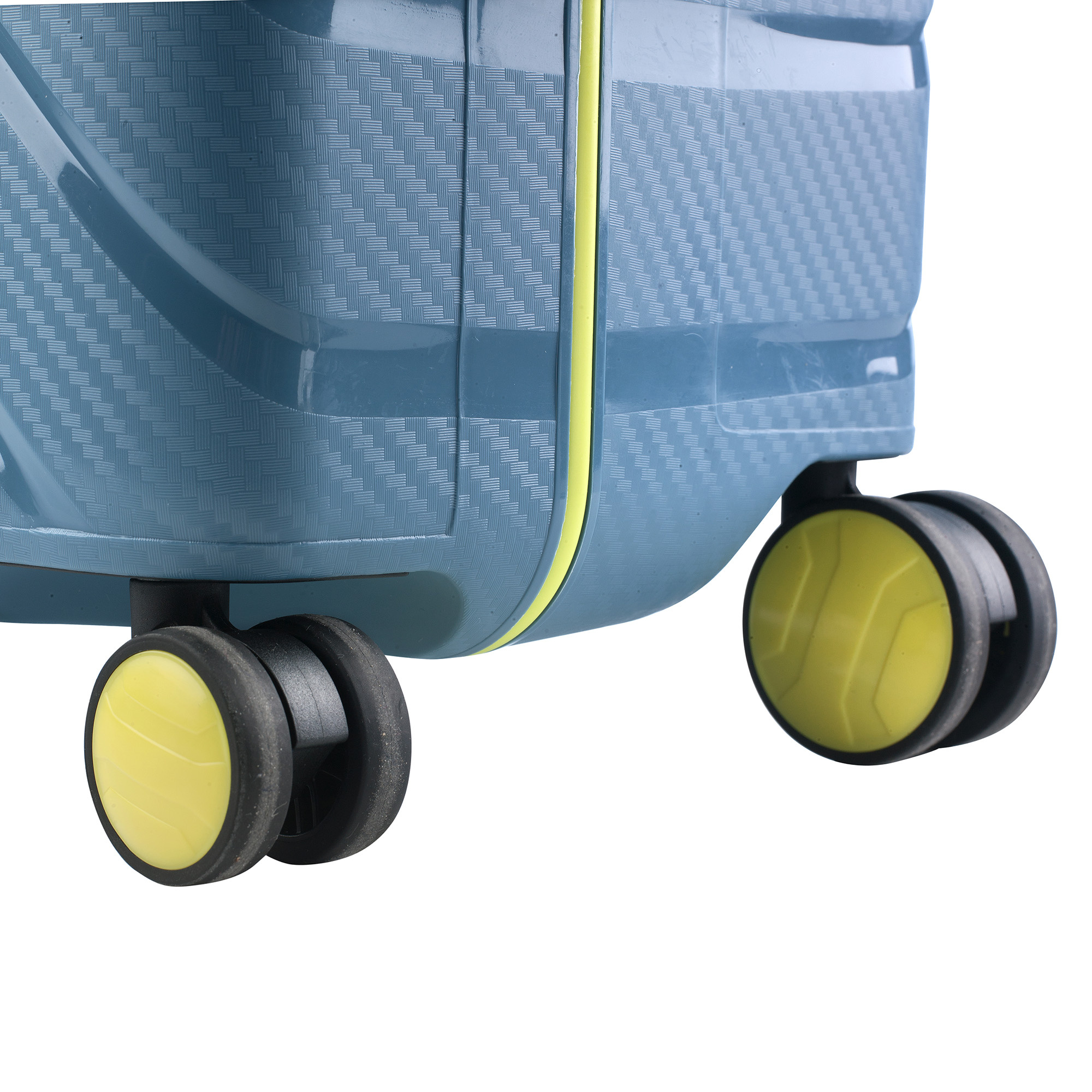 CarryOn Steward Kofferset 2-delig met kliksloten - Grote koffer 100 ltr + 70 ltr middenmaat - blauw