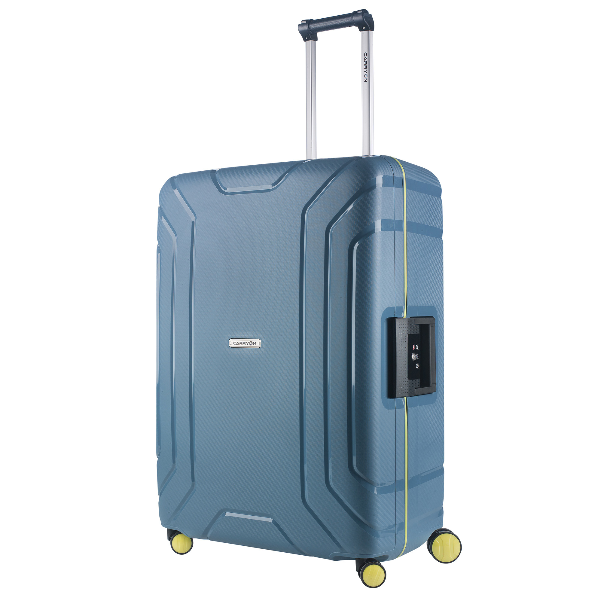 CarryOn Steward Kofferset 2-delig met kliksloten - Grote koffer 100 ltr + 70 ltr middenmaat - blauw