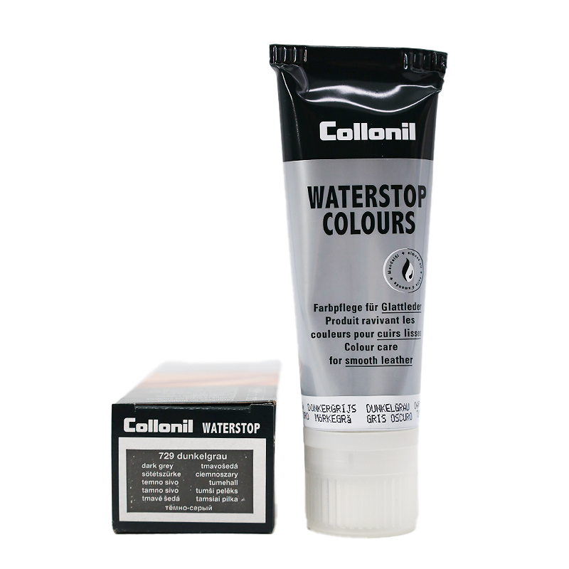 COLLONIL Collonil Waterstop Colours - donkergrijze schoensmeer in tube